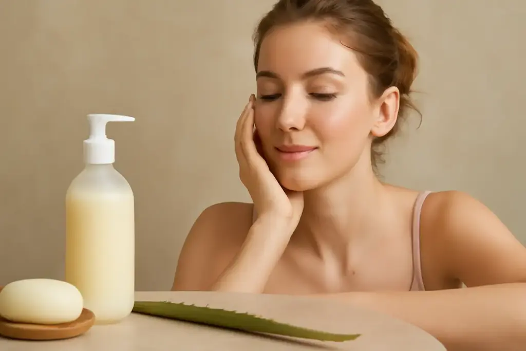 Detergenti corpo naturali per pelli sensibili: formula efficace che non secca la pelle